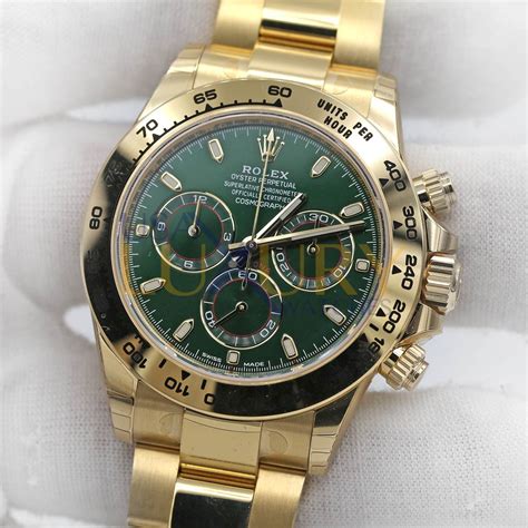 green face daytona rolex|18k gold rolex daytona.